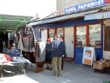 street market stalls